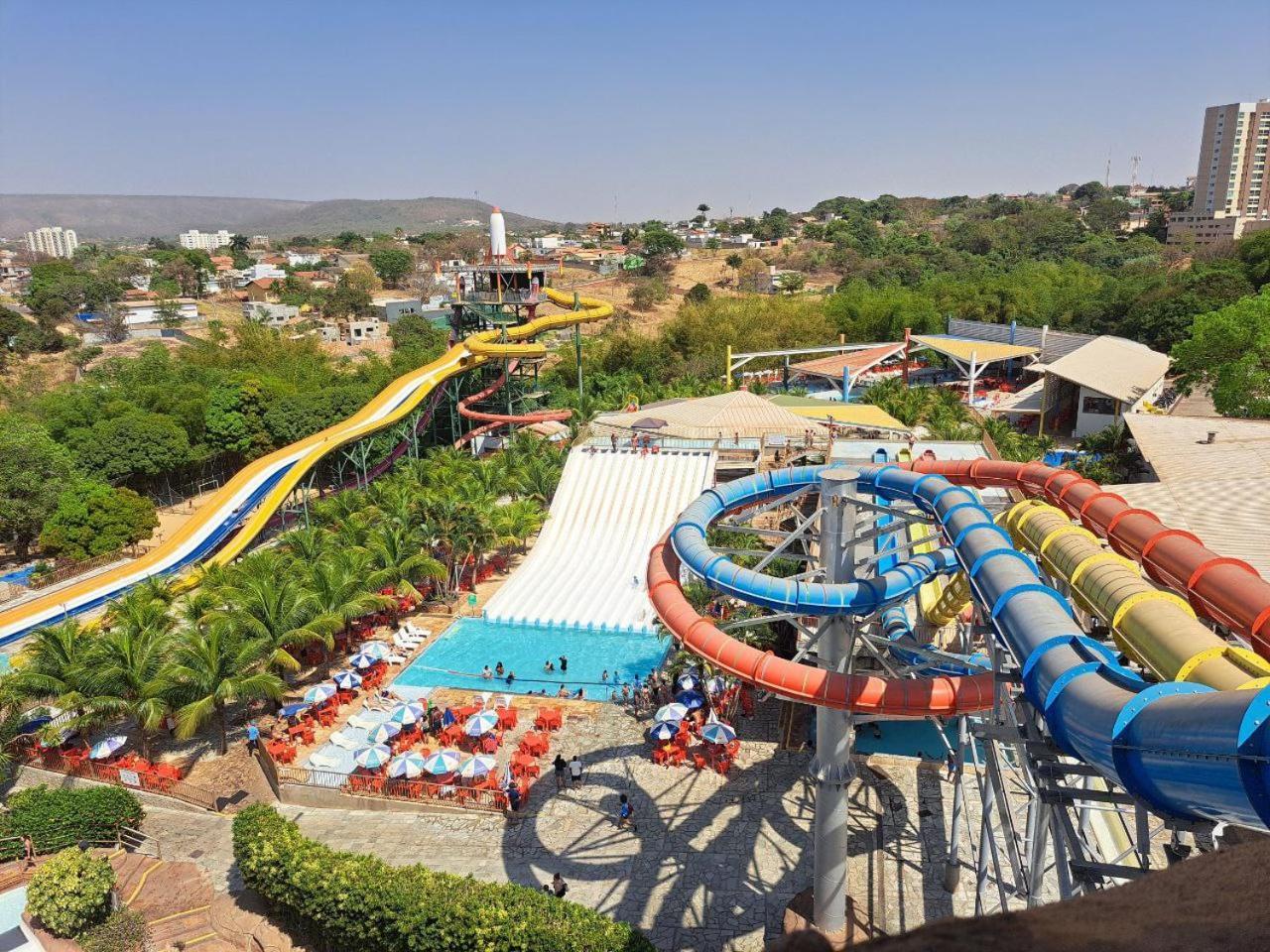 Piazza Diroma Hotel - Acqua Park E Splash Caldas Novas Exteriör bild